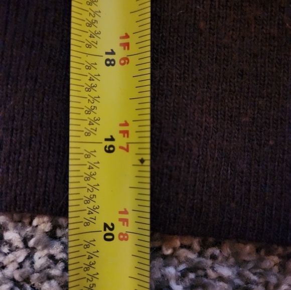 CB Costa Blanca Rabbit Fur Blend V-Neck Cardigan Sweater Brown Medium - Picture 8 of 8